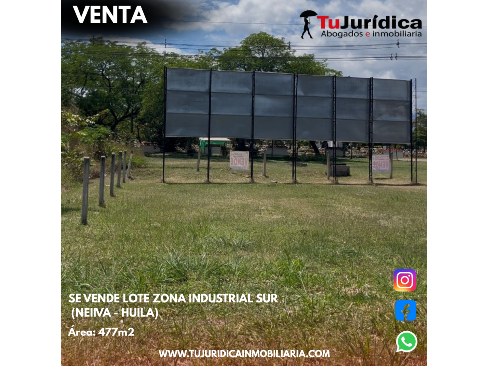 SE VENDE LOTE ZONA INDUSTRIAL SUR (NEIIVA - HUILA) - 4