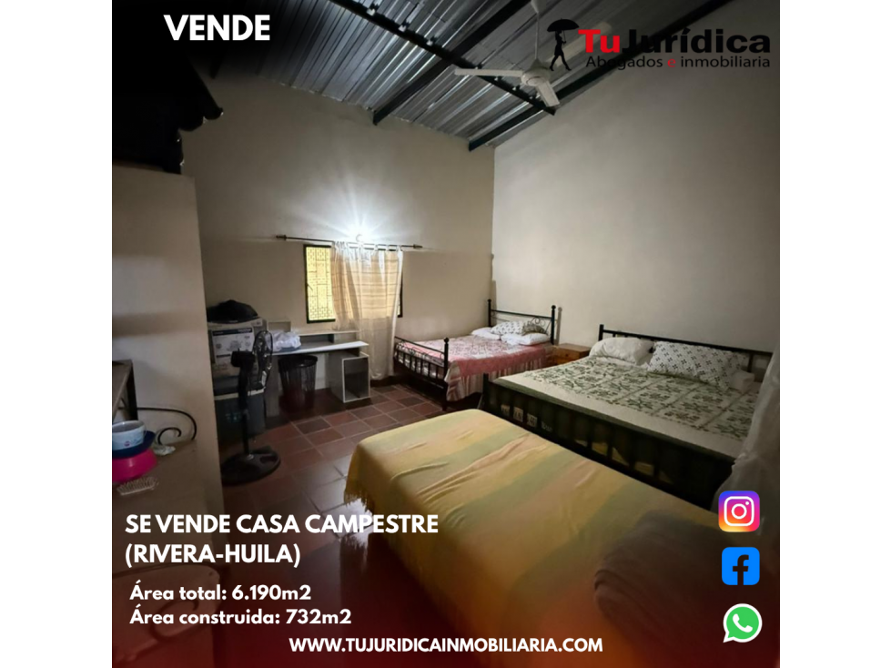 SE VENDE CASA CAMPESTRE VEREDA RIVERITA (RIVERA-HUILA) - 5
