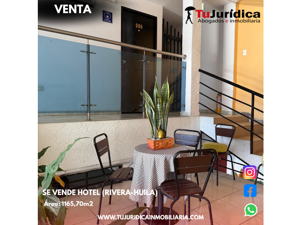 SE VENDE HOTEL (RIVERA-HUILA) - 5