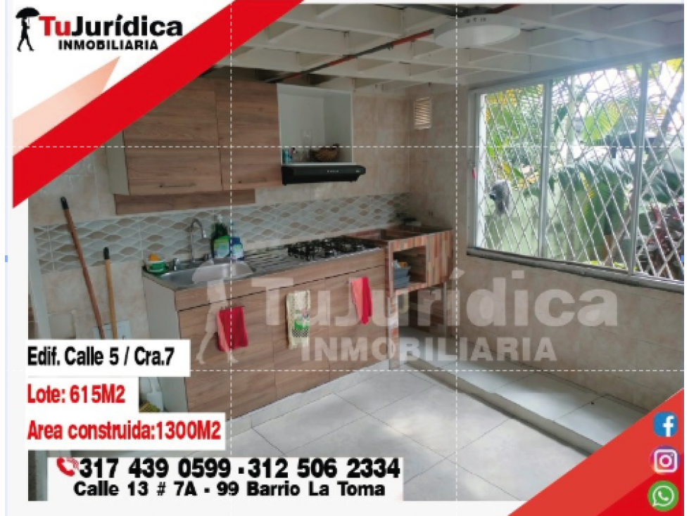 SE ARRIENDA EDIFICIO 4 PISOS CENTRO NEIVA - EDIFICACION INSTITUCIONAL - 4