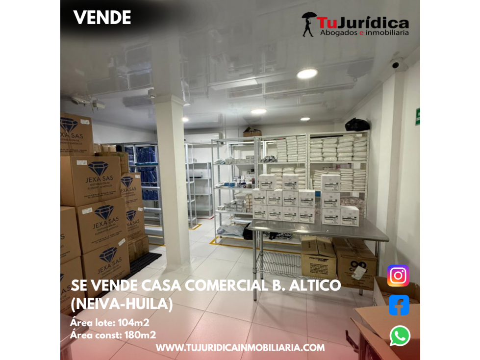 SE VENDE CASA COMERCIAL B. ALTICO (NEIVA-HUILA) — foto 5