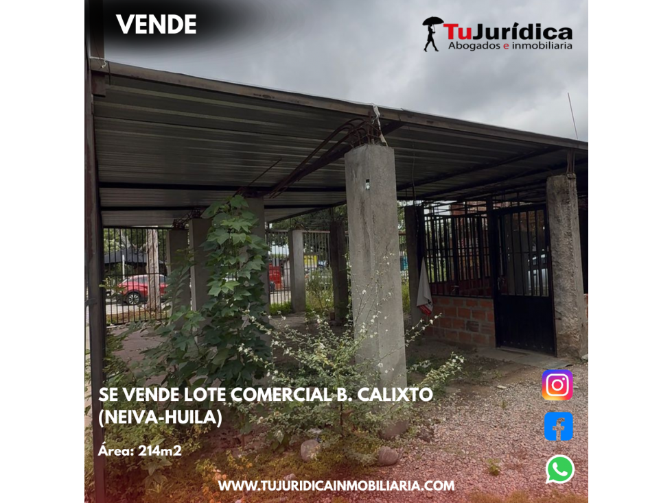 LOTE COMERCIAL B. CALIXTO (NEIVA-HUILA) — foto 4
