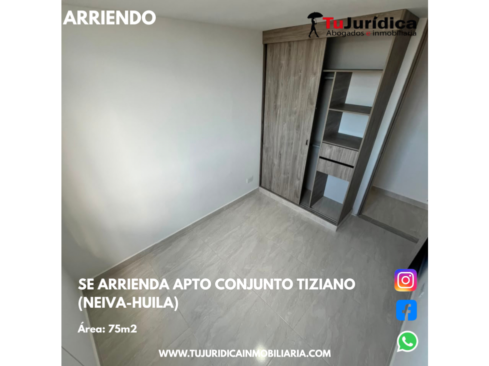 SE ARRIENDA APTO CONJUNTO TIZIANO (NEIVA-HUILA) — foto 4