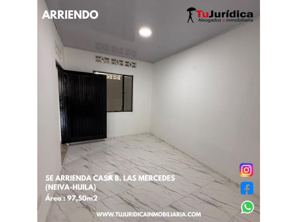 SE ARRIENDA CASA B. LAS MERCEDES (NEIVA-HUILA) — foto 4