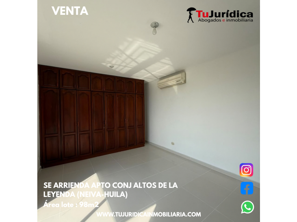 SE VENDE APTO CONJ ALTOS DE LA LEYENDA (NEIVA-HUILA) - 4