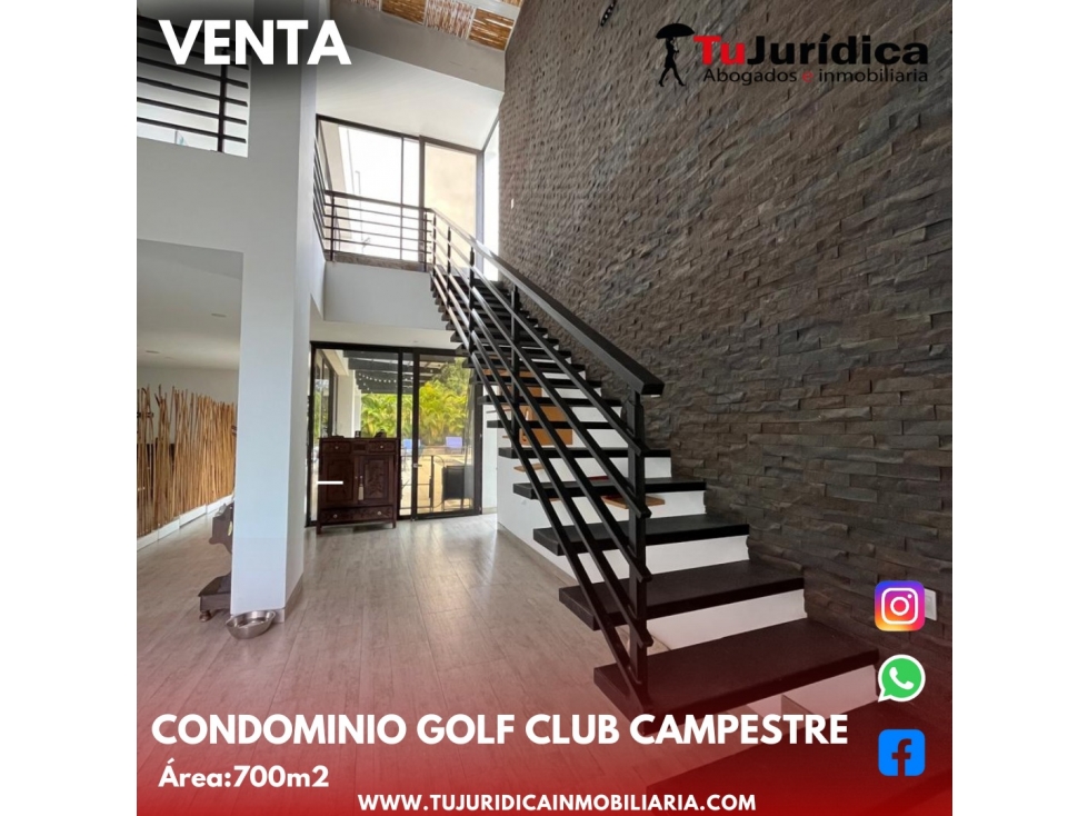 SE VENDE CASA CAMPESTRE EN RIVERA (H) COND. GOLF CLUB CAMPESTRE - 4