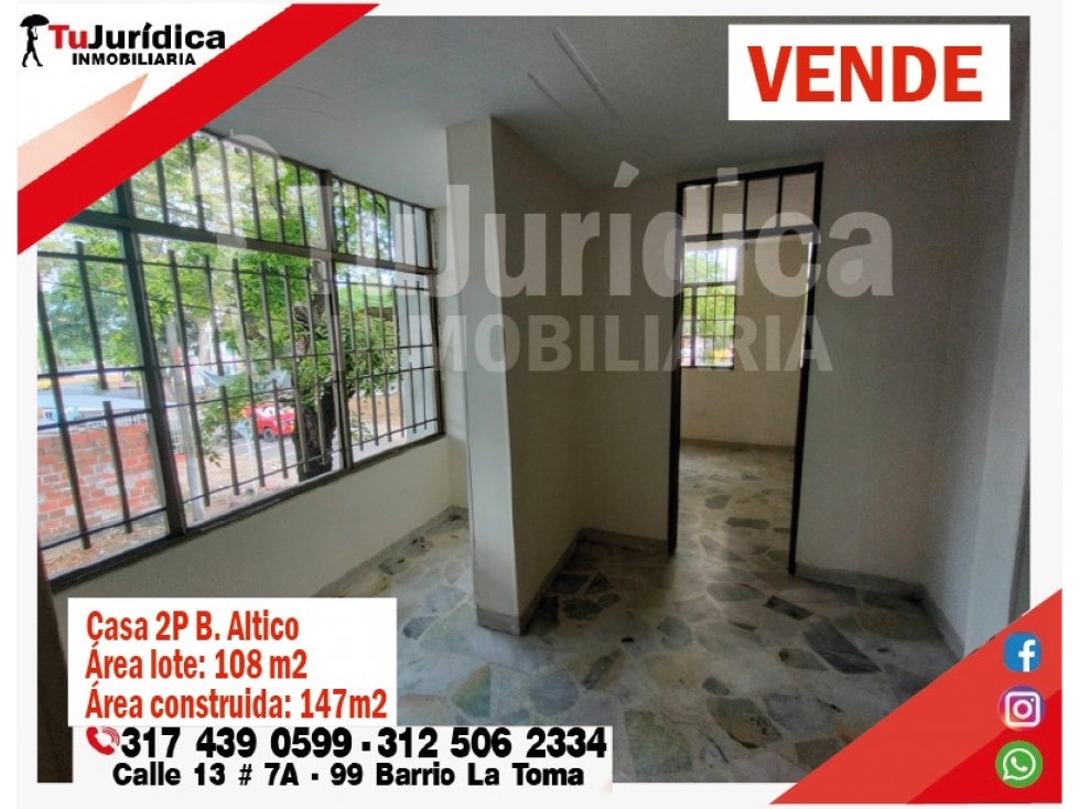 VENDE CASA 2P B. ALTICO - NEIVA (HUILA-COL) - 5
