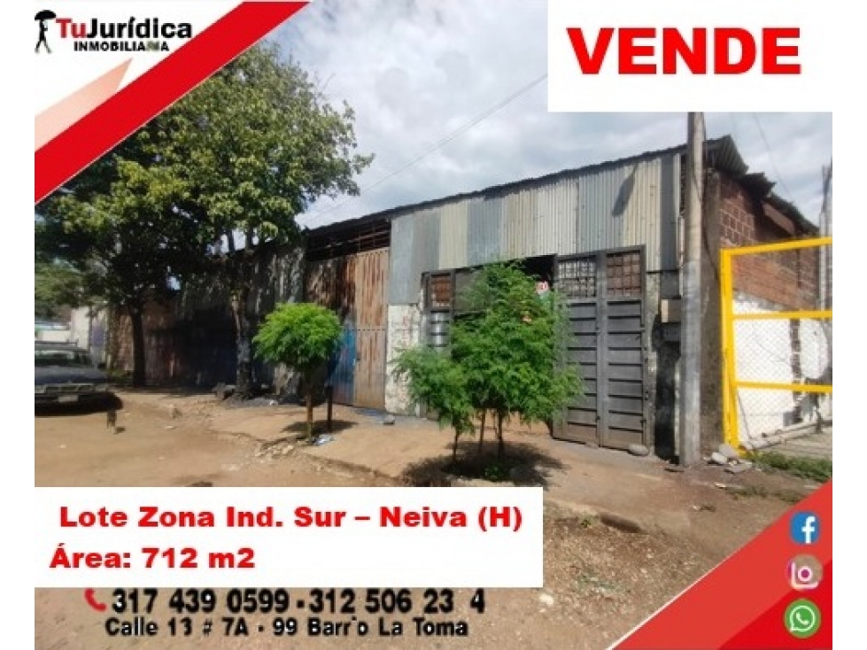 SE VENDE ESPECTACULAR LOTE ZONA INDUSTRIAL SUR - NEIVA (HUILA-COL) - 5