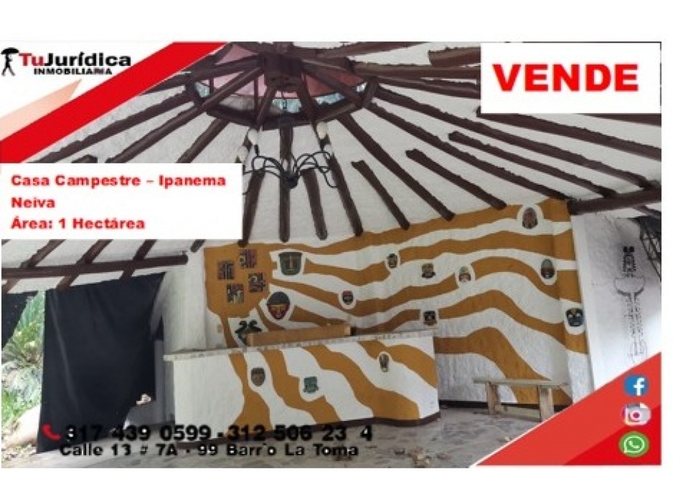 SE VENDE CASA CAMPESTRE - ORIENTE - IPANEMA - NEIVA (HUILA) - 5