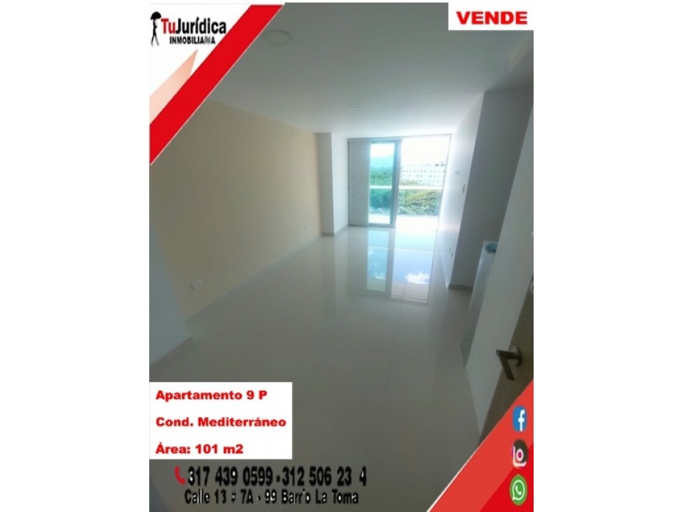 SE VENDE ESPECTACULAR APARTAMENTO - C. RES. MEDITERRANEO - NEIVA (H) - 6