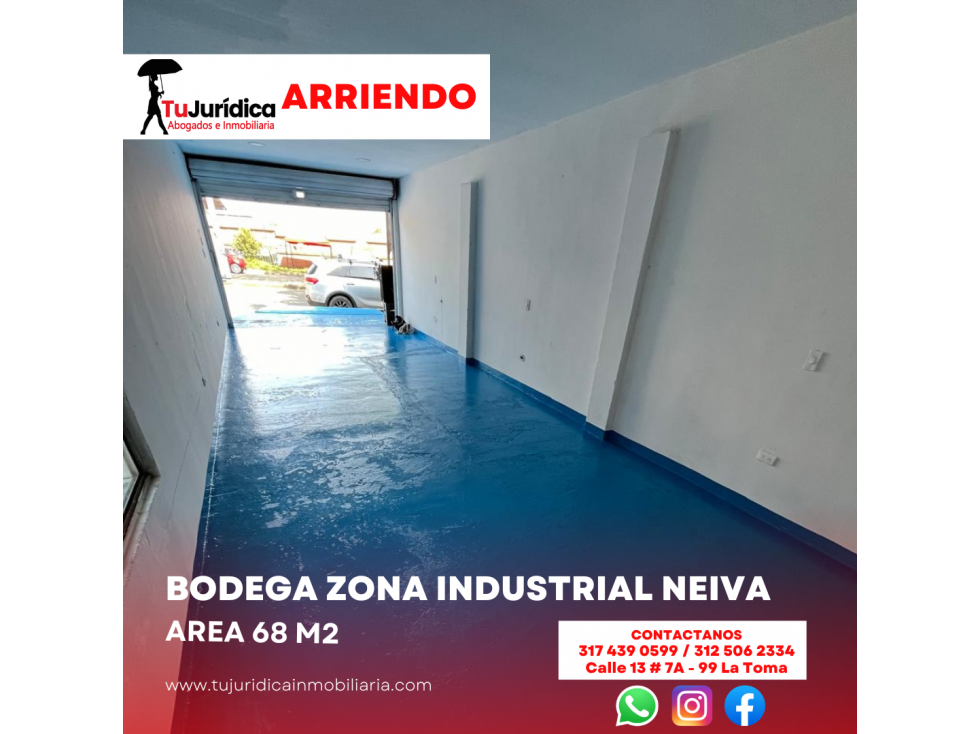SE ARRIENDA BODEGA ZONA INDUSTRIAL NEIVA (HUI-COL) - 6