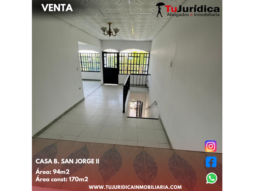 SE VENDE CASA B. SAN JORGE II - NEIVA (HUILA-COL) - 6