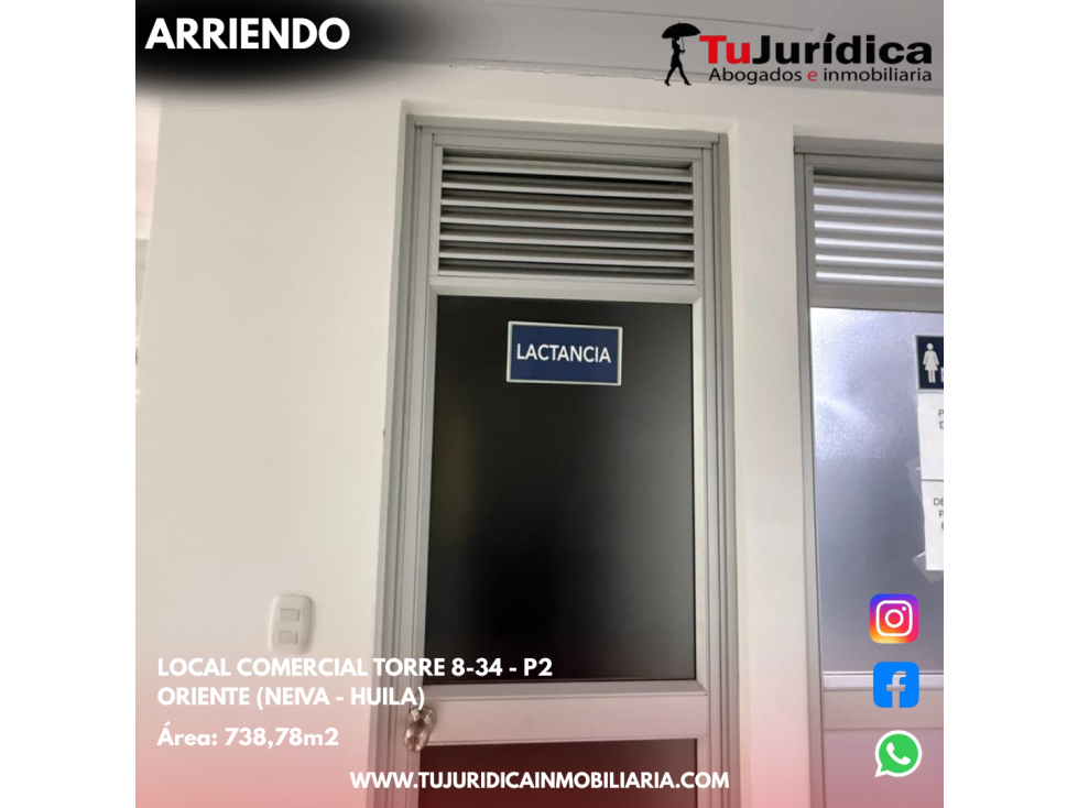 SE ARRIENDA LOCAL COMERCIAL TORRE 8.34 P2 ORIENTE DE (NEIVA-HUILA) - 5