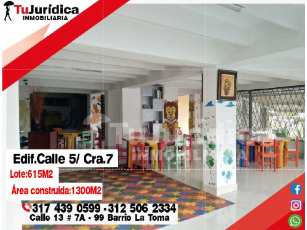 SE ARRIENDA EDIFICIO 4 PISOS CENTRO NEIVA - EDIFICACION INSTITUCIONAL - 5