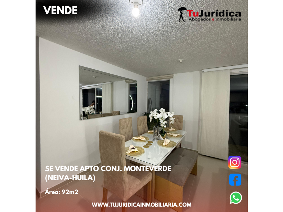 SE VENDE APARTAMENTO CONJUNTO MONTEVERDE (NEIVA-HUILA) — foto 5
