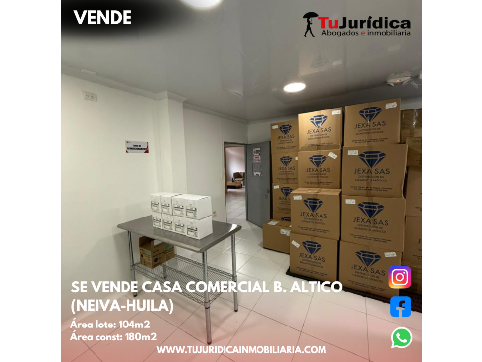 SE VENDE CASA COMERCIAL B. ALTICO (NEIVA-HUILA) — foto 6