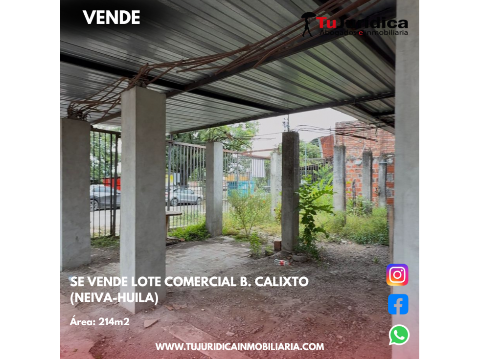 LOTE COMERCIAL B. CALIXTO (NEIVA-HUILA) — foto 5