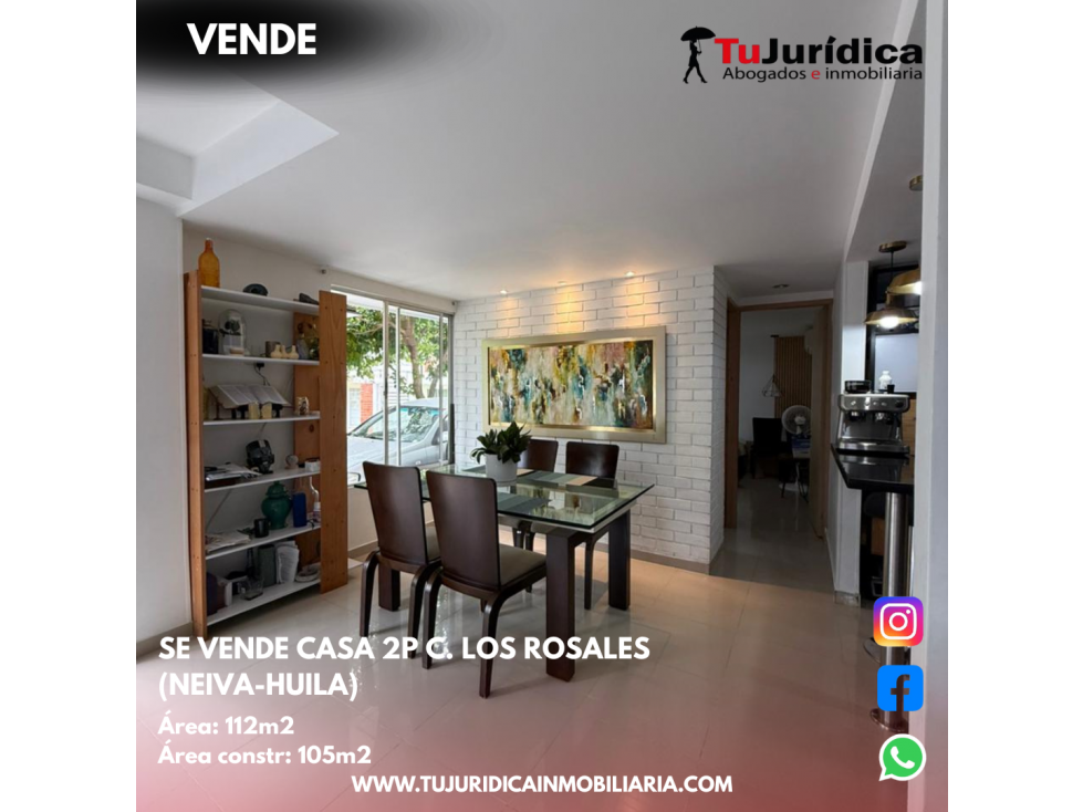 SE VENDE CASA 2P C. LOS ROSALES (NEIVA-HUILA) — foto 4
