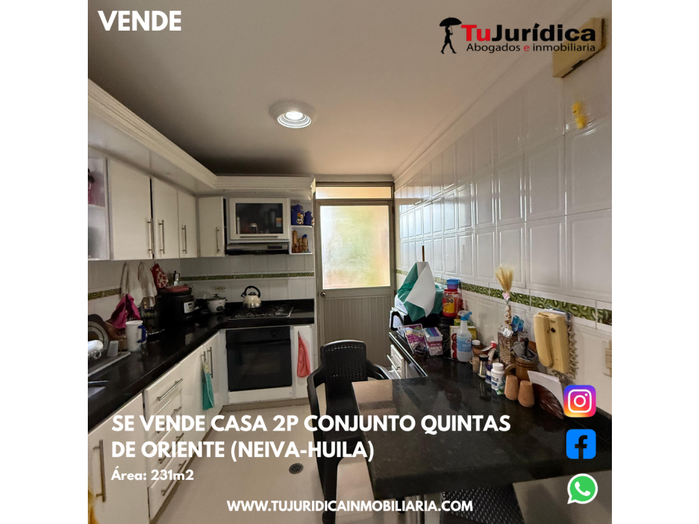 SE VENDE CASA 2P CONJ QUINTAS DE ORIENTE (NEIVA-HUILA) — foto 5