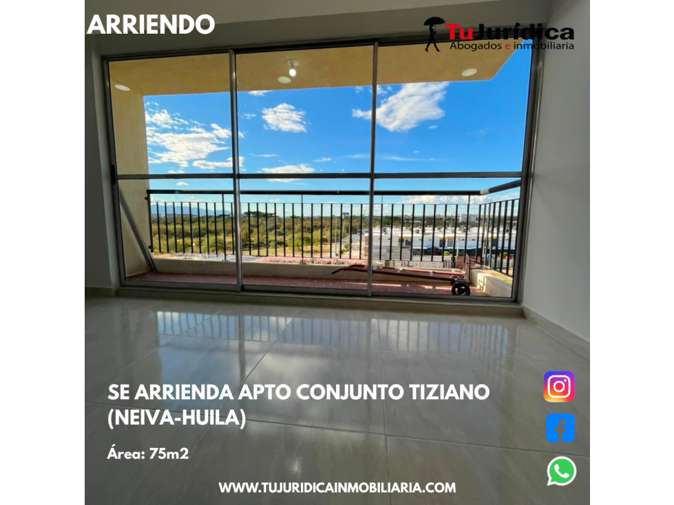 SE ARRIENDA APTO CONJUNTO TIZIANO (NEIVA-HUILA) — foto 5
