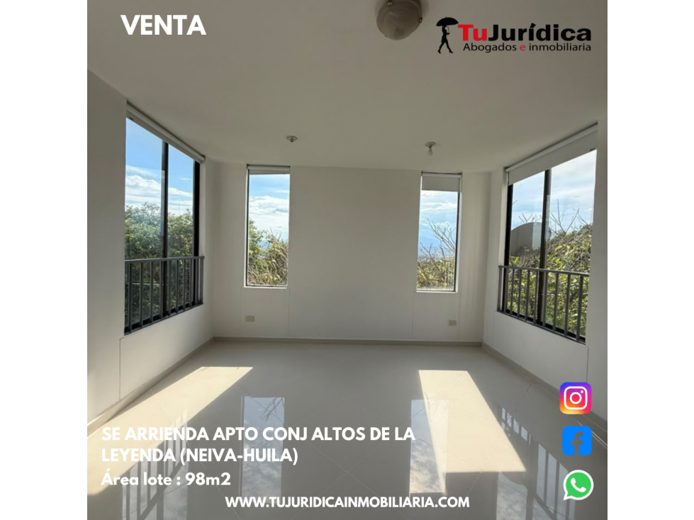 SE VENDE APTO CONJ ALTOS DE LA LEYENDA (NEIVA-HUILA) - 5