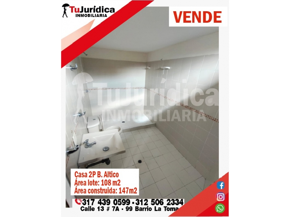 VENDE CASA 2P B. ALTICO - NEIVA (HUILA-COL) - 6