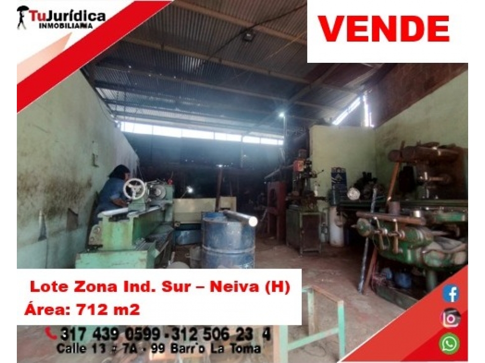 SE VENDE ESPECTACULAR LOTE ZONA INDUSTRIAL SUR - NEIVA (HUILA-COL) - 6