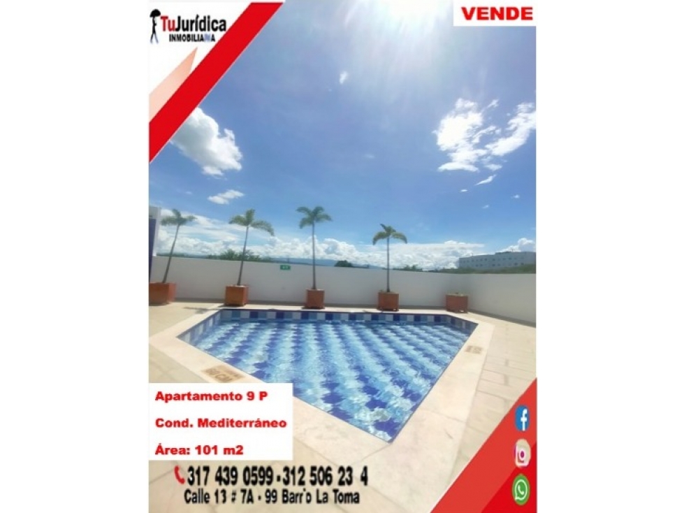 SE VENDE ESPECTACULAR APARTAMENTO - C. RES. MEDITERRANEO - NEIVA (H) - 2