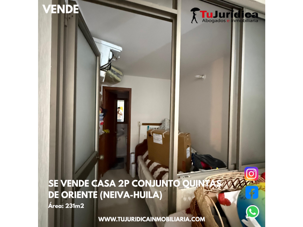 SE VENDE CASA 2P CONJ QUINTAS DE ORIENTE (NEIVA-HUILA) — foto 6