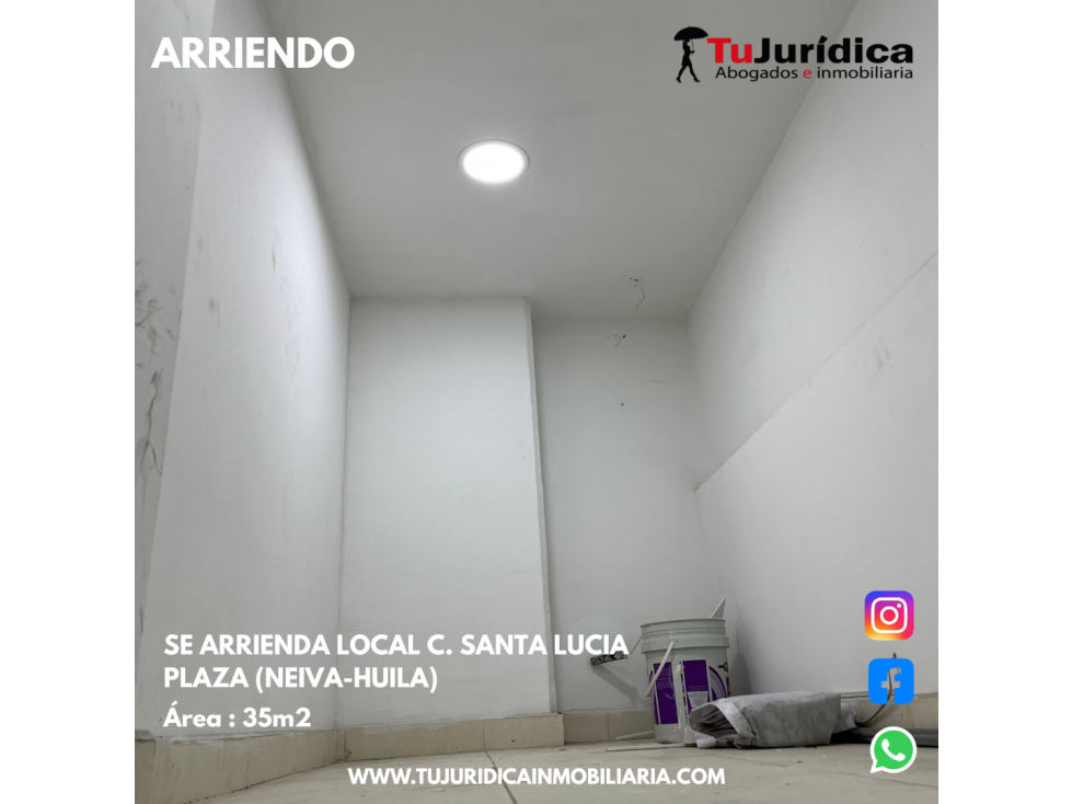 SE ARRIENDA LOCAL CC SANTA LUCIA PLAZA (NEIVA-HUILA) - 6