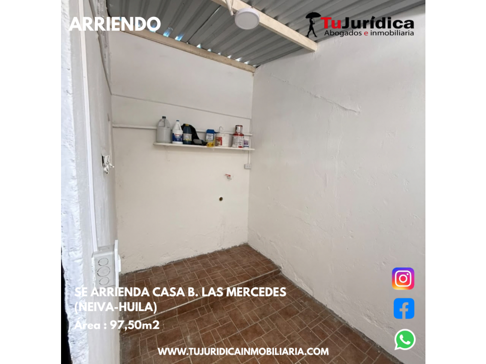 SE ARRIENDA CASA B. LAS MERCEDES (NEIVA-HUILA) — foto 6