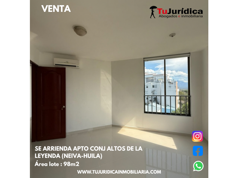 SE VENDE APTO CONJ ALTOS DE LA LEYENDA (NEIVA-HUILA) - 6