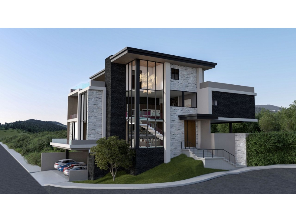 CASA EN VENTA EN MONTERREY SIERRA ALTA 4 HABITACIONES