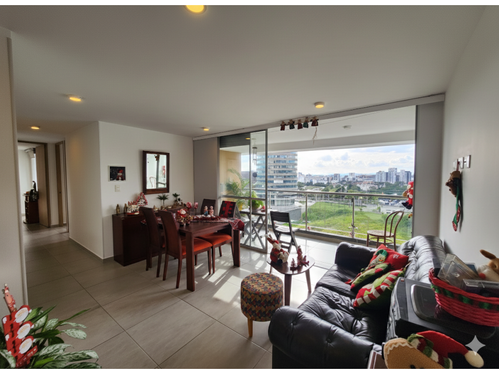 Apartamento En Venta Vista Hacia la Ciudad doble Balcón — foto 2