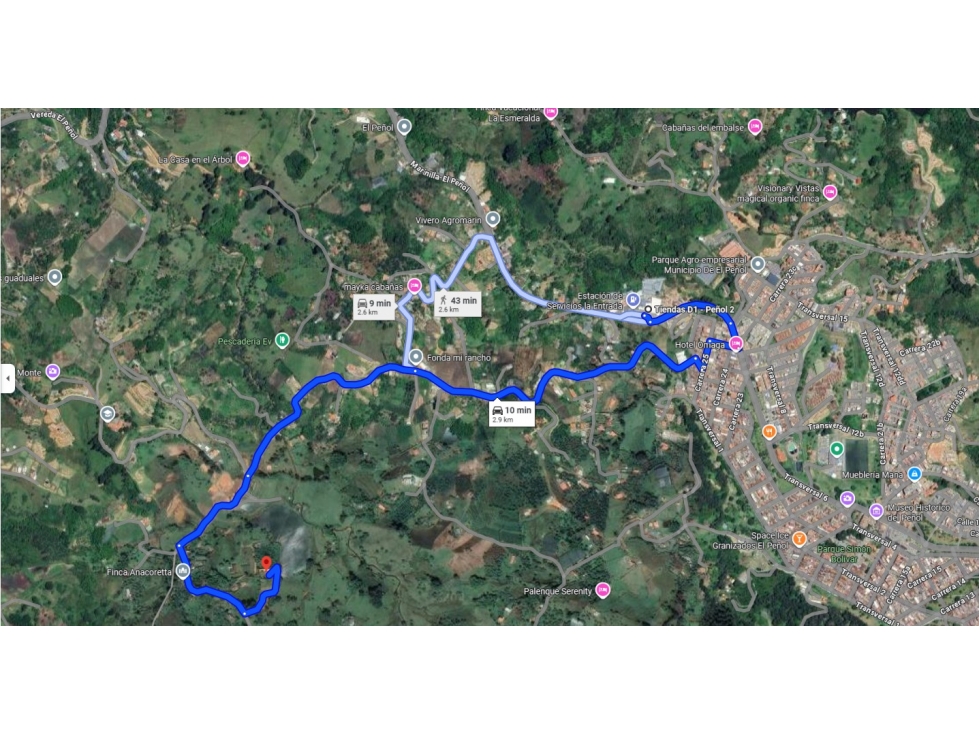 LOTE CON CASA CAMPESTRE EN VENTA MARINILLA / CERCA AL PEÑOL 7000 M2 — foto 5