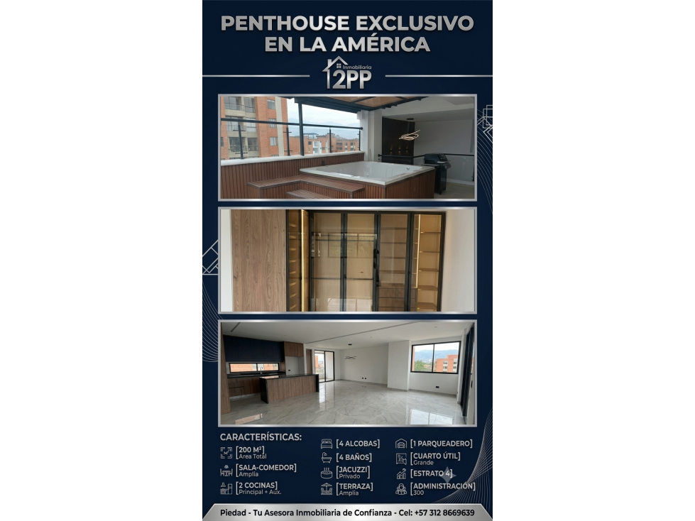 PENTHOUSE DE LUJO PARA ESTRENAR | 200 M² | TERRAZA Y JACUZZI — foto 2