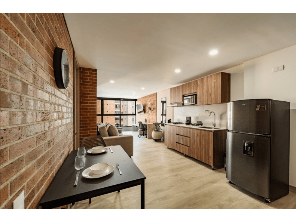 APARTAESTUDIO TIPO LOFT EN VENTA SECTOR LAURELES, MEDELLIN — foto 3