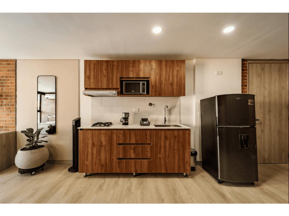 APARTAESTUDIO TIPO LOFT EN VENTA SECTOR LAURELES, MEDELLIN — foto 4