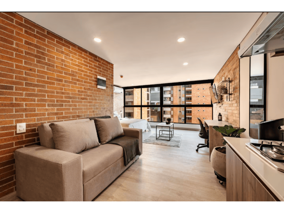 APARTAESTUDIO TIPO LOFT EN VENTA SECTOR LAURELES, MEDELLIN