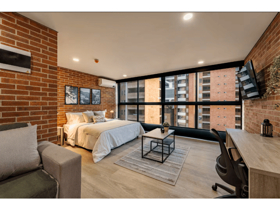 APARTAESTUDIO TIPO LOFT EN VENTA SECTOR LAURELES, MEDELLIN — foto 6