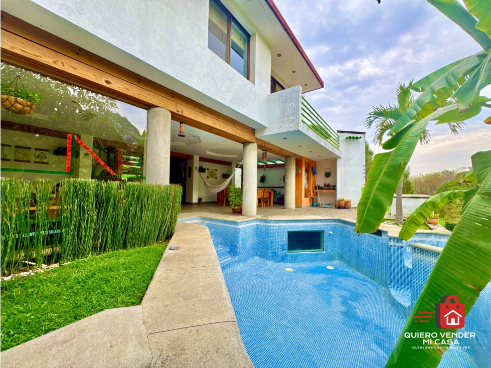 Preciosa Casa al norte de Cuernavaca con vista espectacular