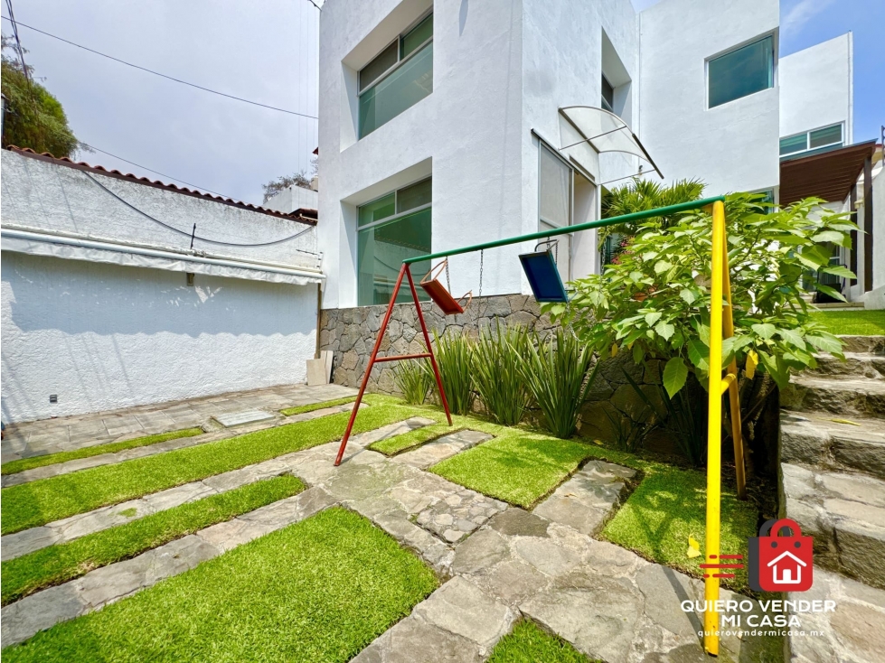 Casa en Lomas de Cuernavaca con jardín y recámara PB — foto 6