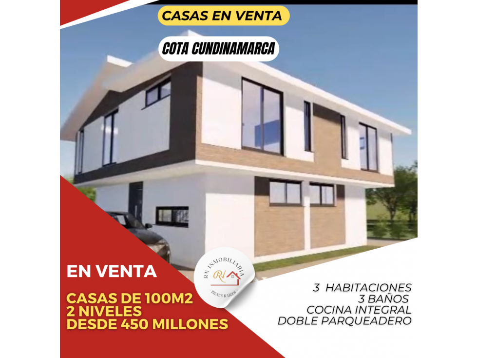 EN VENTA CASA EN COTA, VEREDA LA MOYA