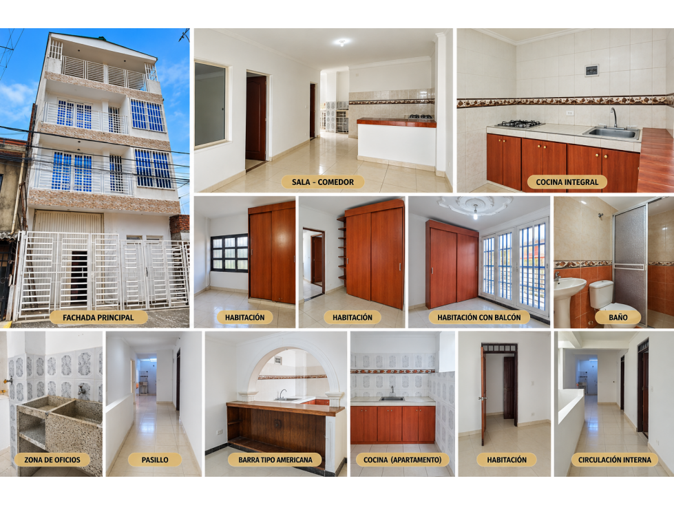 Edificio en Venta Antonio Nariño Cali Bodega + 5 Apartamentos - DM - 3