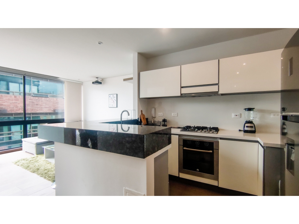Apartamento Amoblado en Arriendo - Chico Norte - 56 m2, 1H, 2B, 2P — foto 3