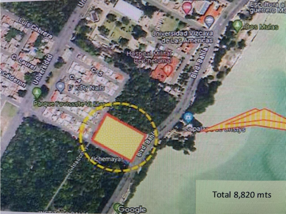 TERRENO DE 8,820 MTS EN BOULEVARD BAHIA EN CHETUMAL $90,000,000 - 2