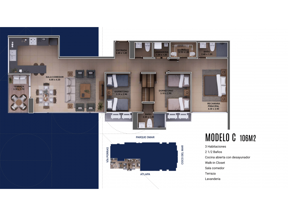 Apartamento Calle 78 San Francisco — foto 5