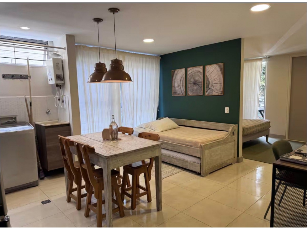 Apartamento en venta para rentas cortas, sector Poblado, Aguacatala. — foto 2