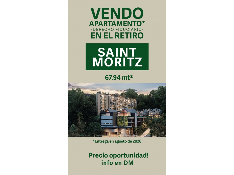 Venta de apartamento para estrenar en El Retiro — foto 3