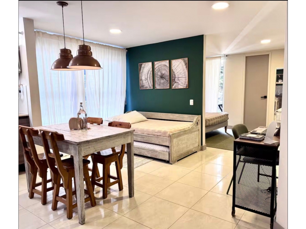 Apartamento en venta para rentas cortas, sector Poblado, Aguacatala. — foto 4